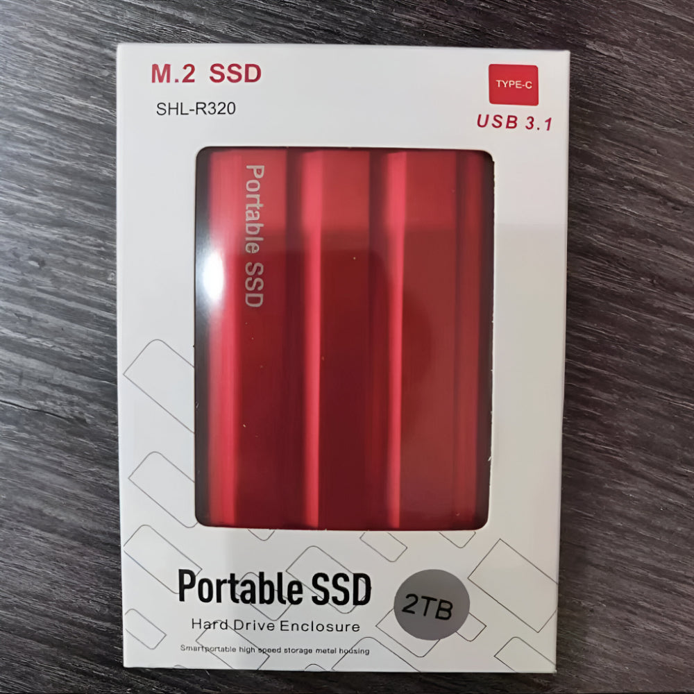 SSD External Drive Portable Storage Device Metal Enclosure | Meowbutter