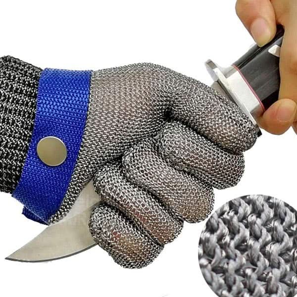 Guanti di Sicurezza in Acciaio Inossidabile - Resistenti al Taglio - Abbigliamento Protettivo per Cucina e Lavoro | meowbutter