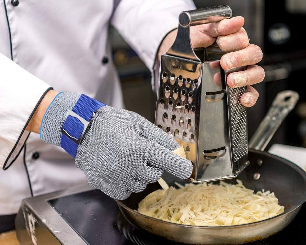 Guanti di Sicurezza in Acciaio Inossidabile - Resistenti al Taglio - Abbigliamento Protettivo per Cucina e Lavoro | meowbutter