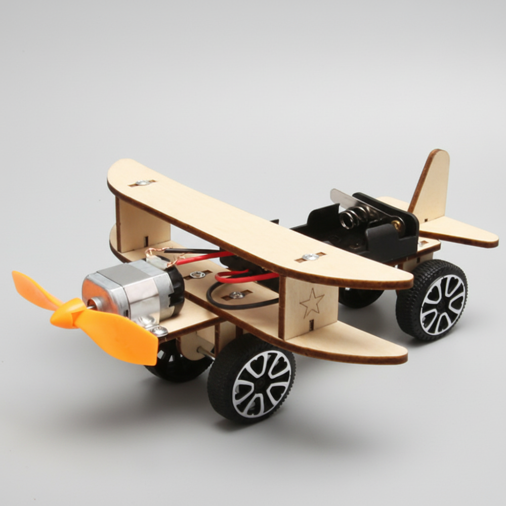 Giocattolo educativo STEM Kit di costruzione auto in legno fai-da-te per bambini | Meowbutter