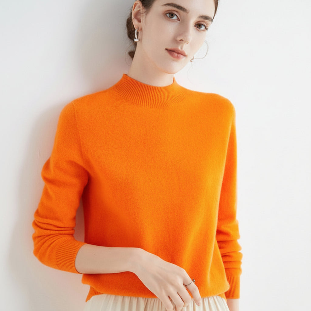 Let striktrøje til kvinder — blød pullover