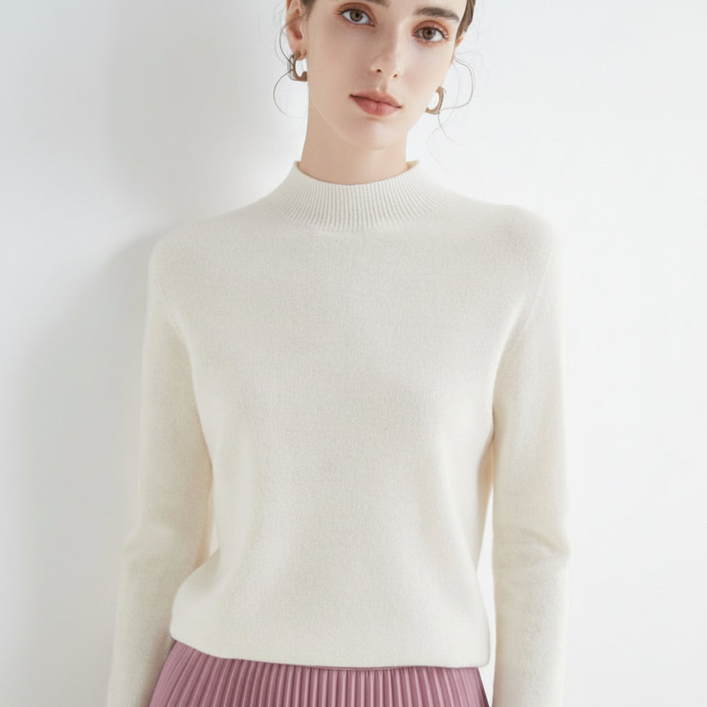 Let striktrøje til kvinder — blød pullover
