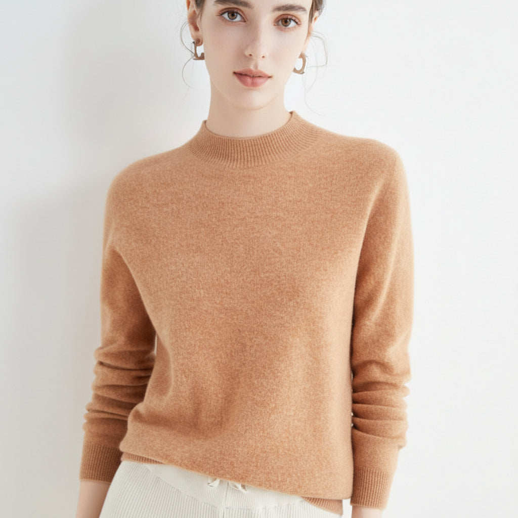 Let striktrøje til kvinder — blød pullover