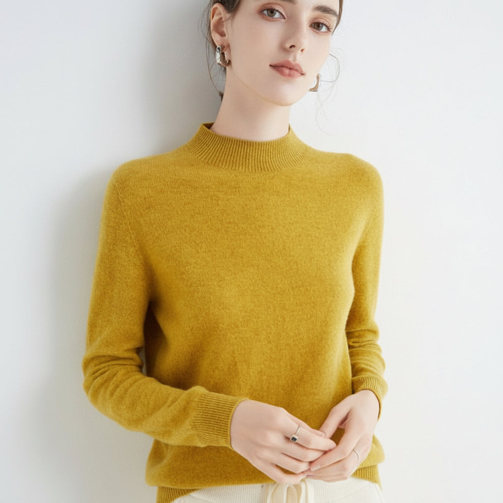 Let striktrøje til kvinder — blød pullover