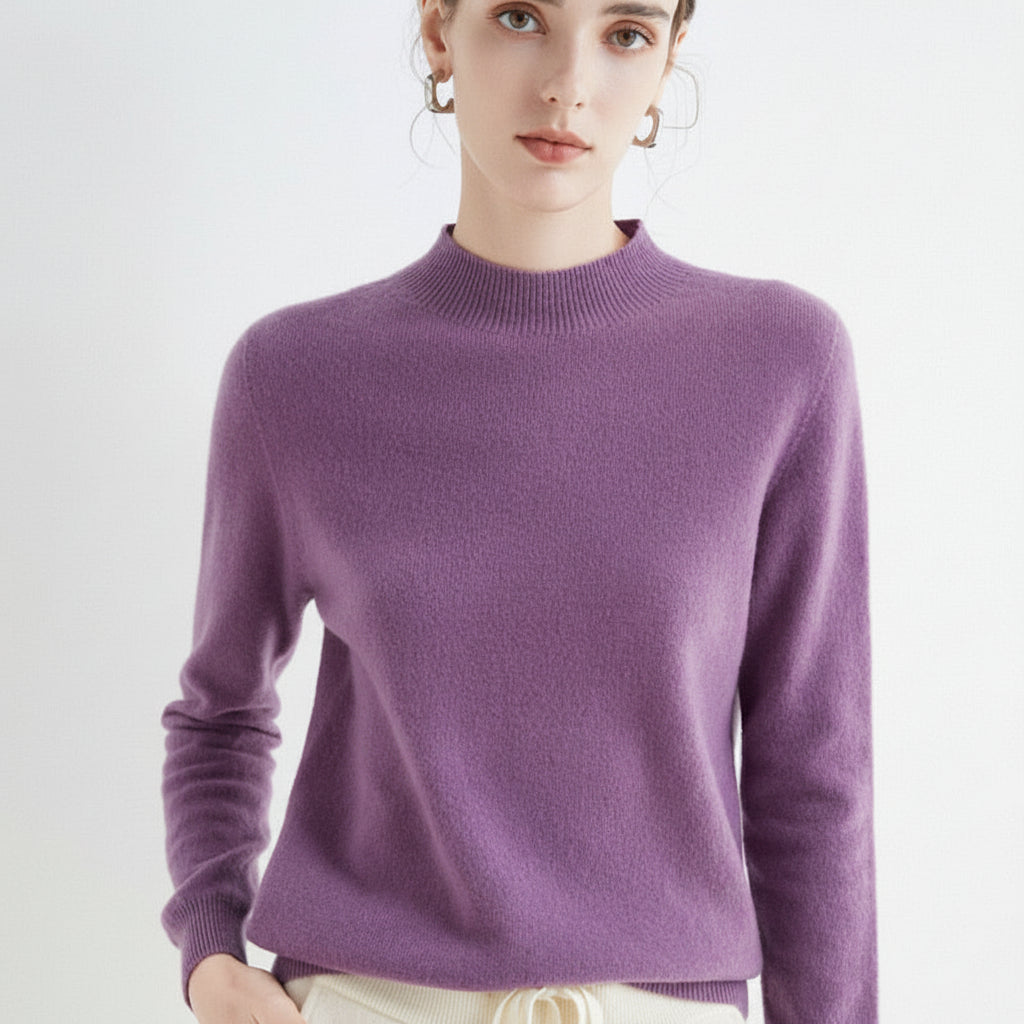 Let striktrøje til kvinder — blød pullover