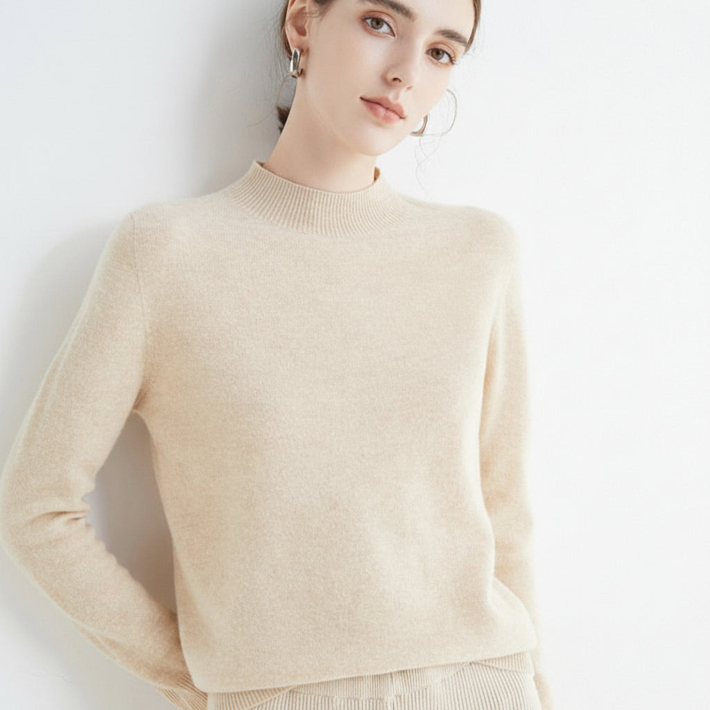 Let striktrøje til kvinder — blød pullover