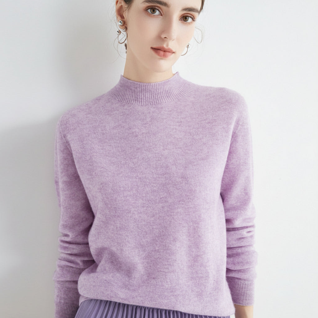 Let striktrøje til kvinder — blød pullover