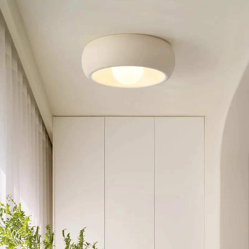 Minimalist Circular Ceiling Lamp | Modern Flush-Mount Light | Meowbutter