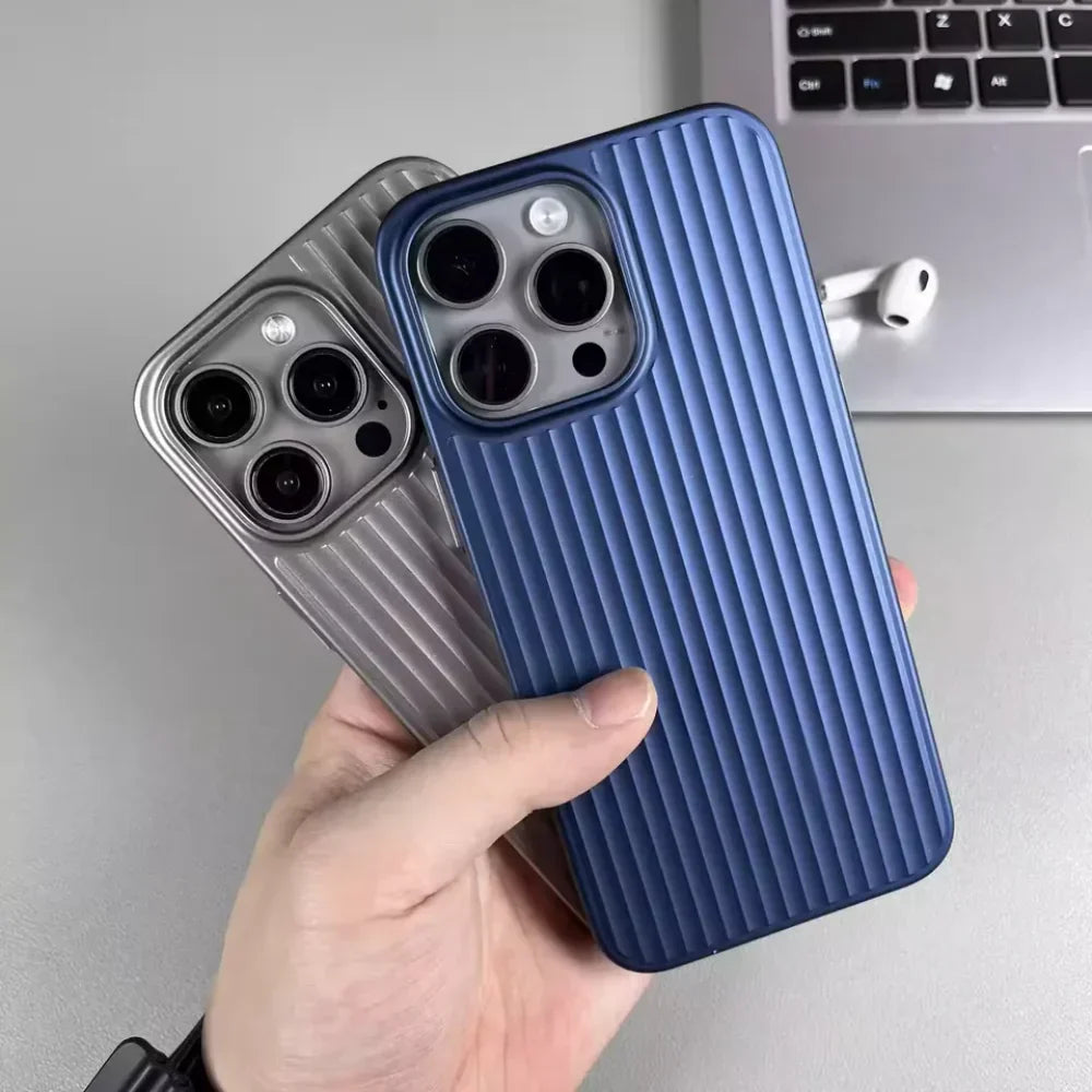 Phone Case Ribbed Hard Shell Protective Cover Design | Meowbutter