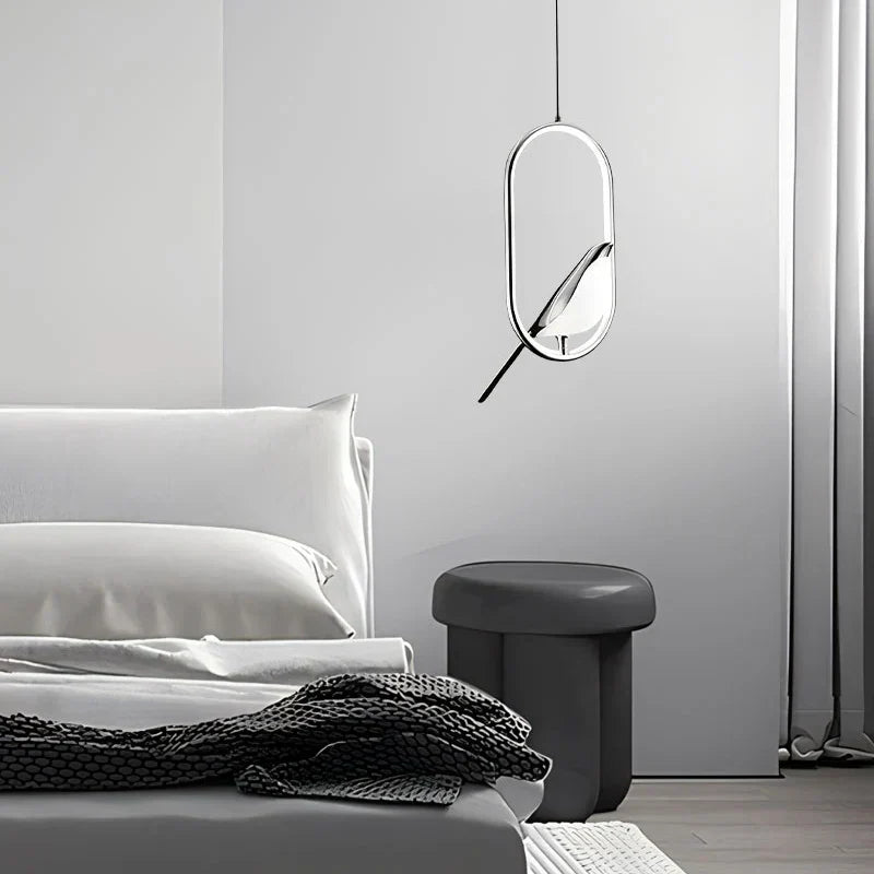 Magpie Pendant Light | Nordic LED Bird Design | Meowbutter