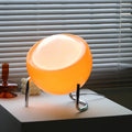 Lampe de table en verre style Bauhaus - style rétro nordique, lumière d'ambiance chaleureuse