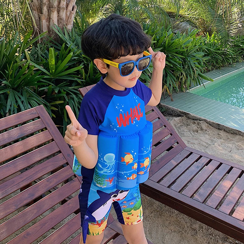 Kids Swim Aid Vest - Adjustable Buoyancy Fit - Comfortable Water Play Support | meowbutter