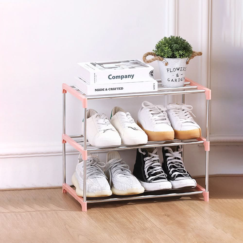 Haushalts-Schuhregal mit mehrstufigem Stauraum | meowbutter