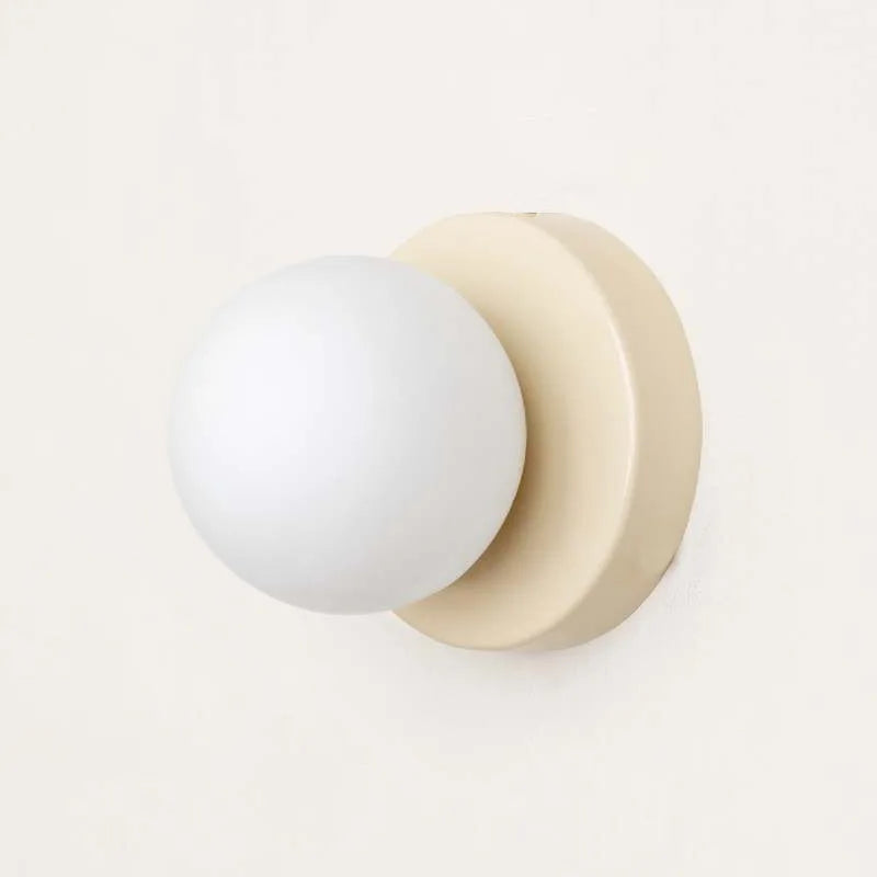 Macaron LED Wall Lamp | Modern Coloured Glass Sconce | Meowbutter