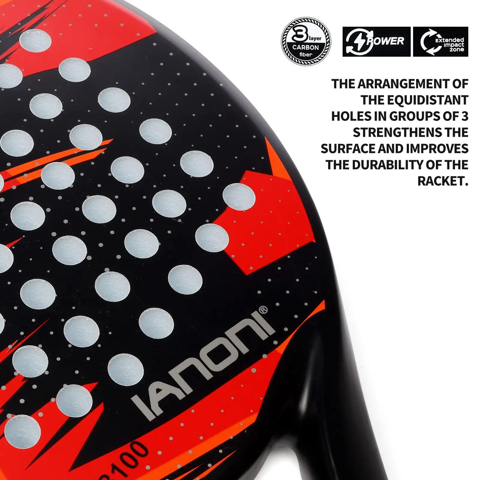 Carbon Fibre Padel Racket - Professional Design - Paddle Tennis Racket | meowbutter
