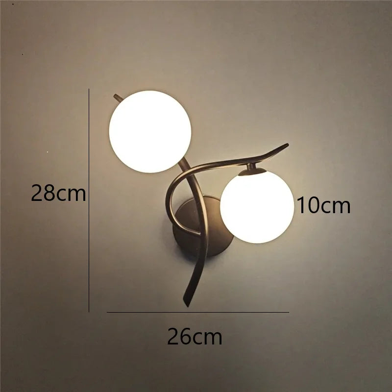 Lunara Wall Light | Nordic Dual Globe LED Design | Meowbutter