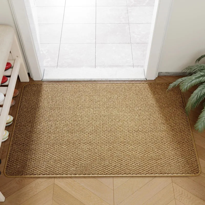 Faux Jute Outdoor Doormat | Durable Entrance Rug | Meowbutter