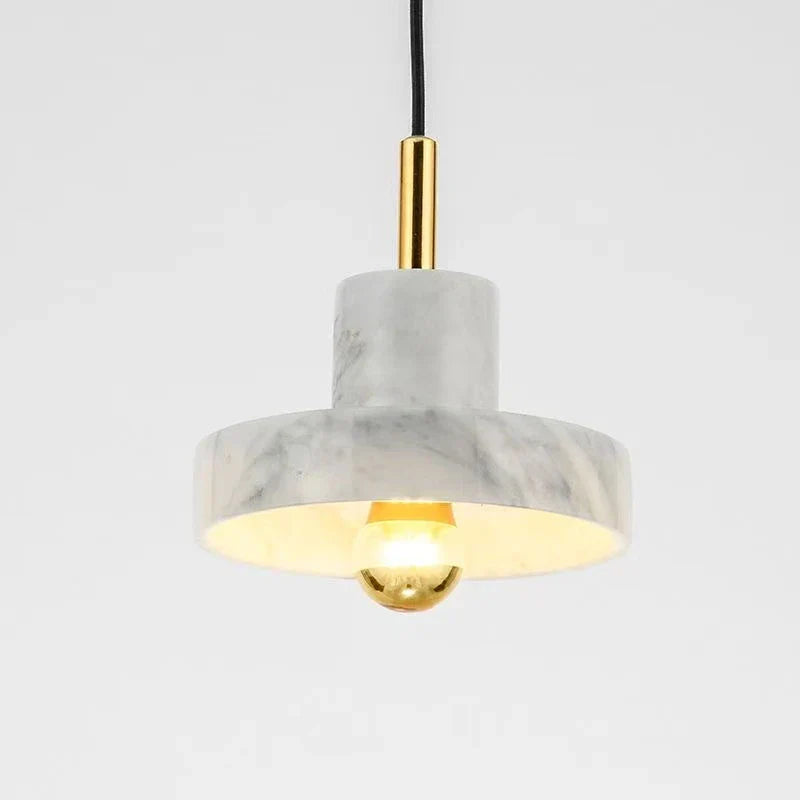 Lampada a sospensione in marmo | Design postmoderno in pietra naturale | Meowbutter