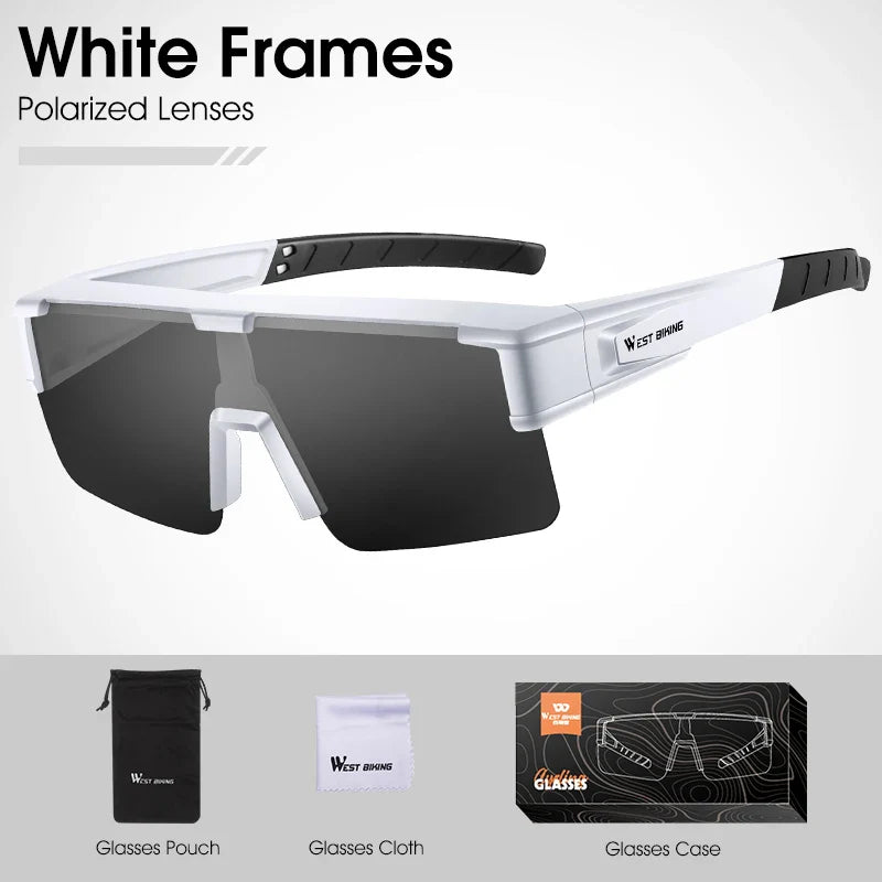 Óculos de Ciclismo WEST BIKING Fotocromáticos com Proteção UV400 - Meowbutter