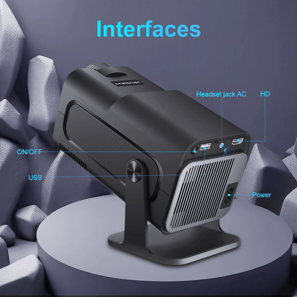 Smart Projector for Small Spaces & Big Entertainment