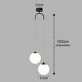 Luna Pendant Light | Nordic Modern Glass Globe Design | Meowbutter