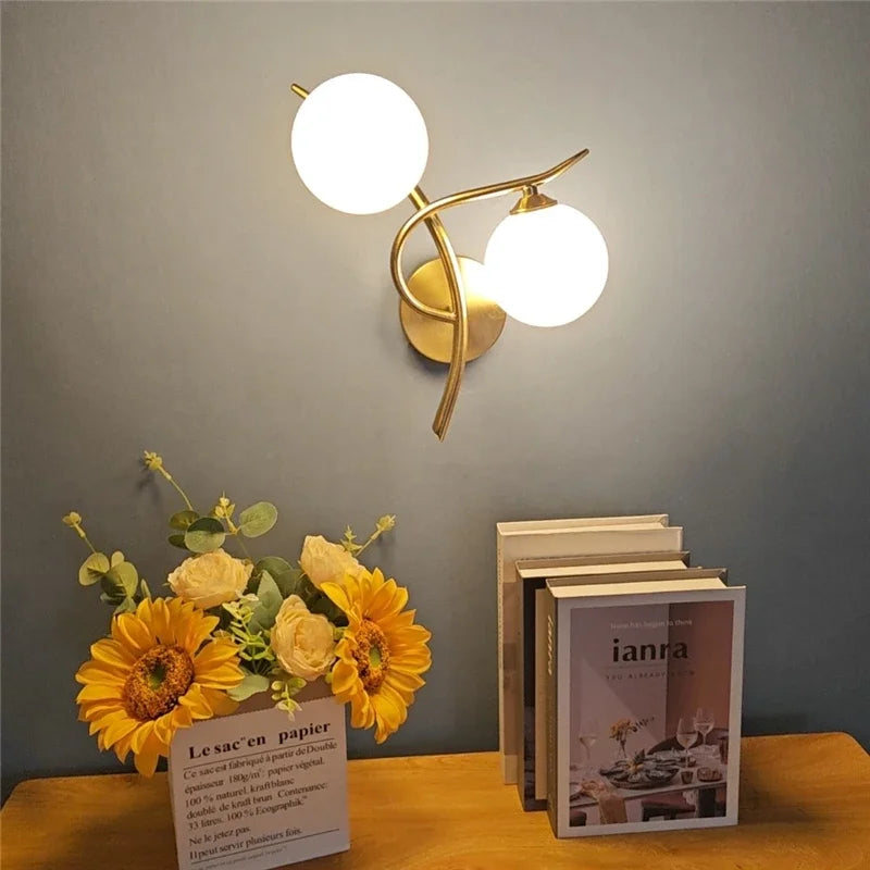 Lunara Wall Light | Nordic Dual Globe LED Design | Meowbutter
