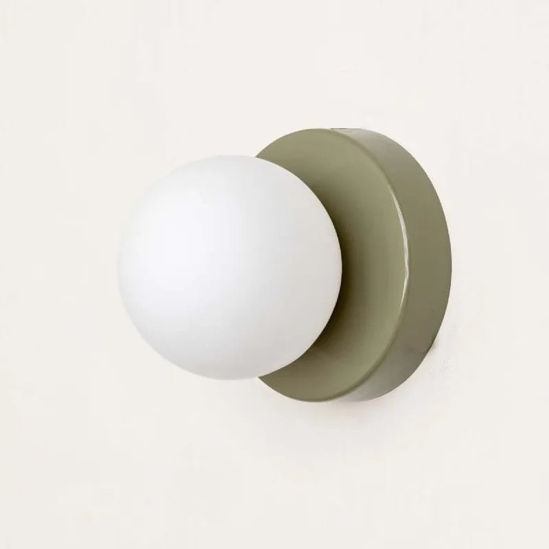 Macaron LED Wall Lamp | Modern Coloured Glass Sconce | Meowbutter