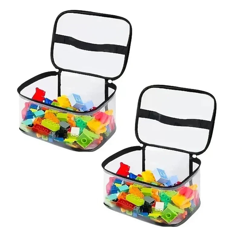 High Capacity Clear Mesh Storage Tote