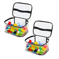 High Capacity Clear Mesh Storage Tote