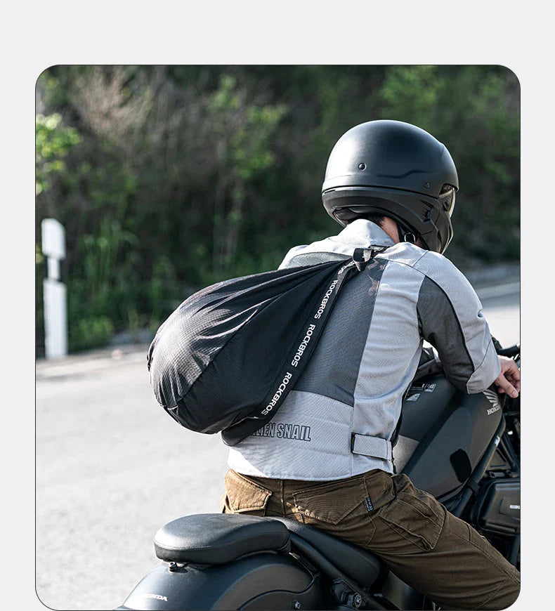Plecak na kask motocyklowy Duża pojemność Torby podróżne Odblaskowe | meowbutter
