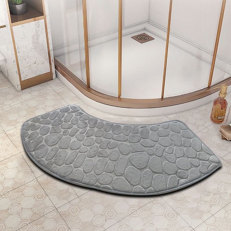 Alfombrilla de baño de terciopelo antideslizante 3D con diseño de secado rápido | meowbutter