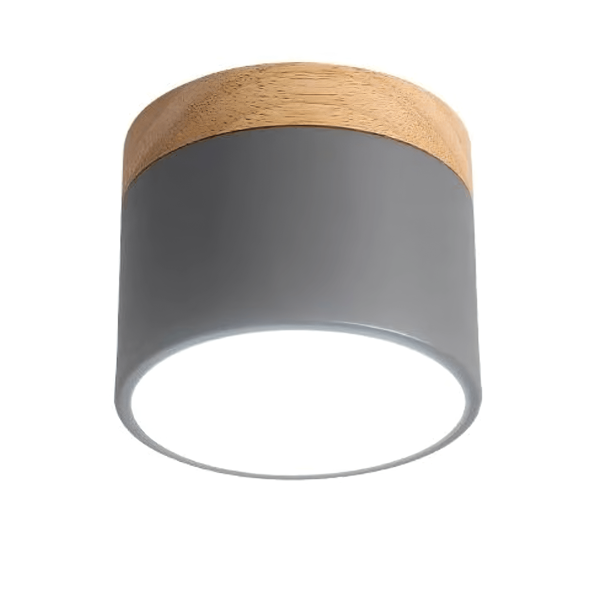 Nordic Style Ceiling Lamp With Wood And Metal Adjustable Beam