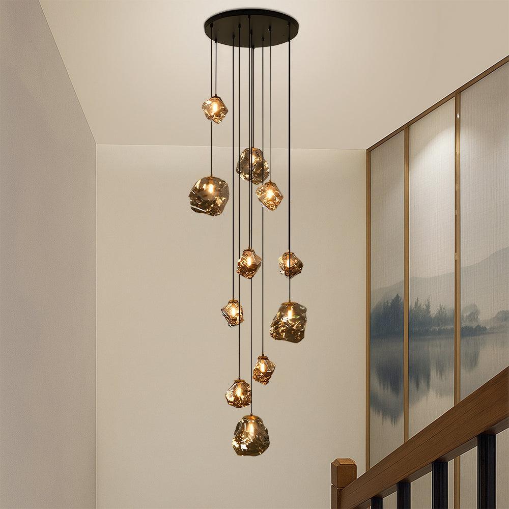 Skandinavisk justerbar legeringslysekrone med moderne design