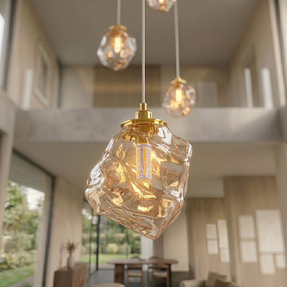 Skandinavisk justerbar legeringslysekrone med moderne design