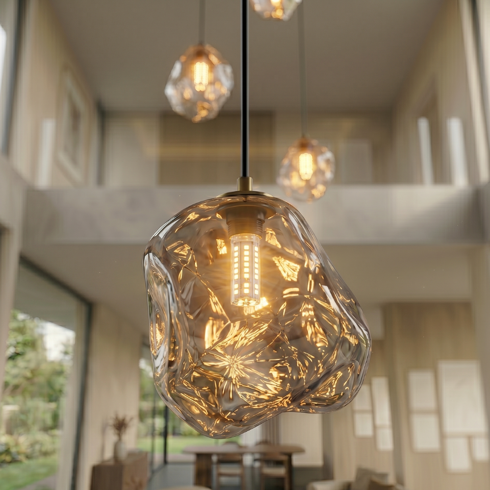 Skandinavisk justerbar legeringslysekrone med moderne design