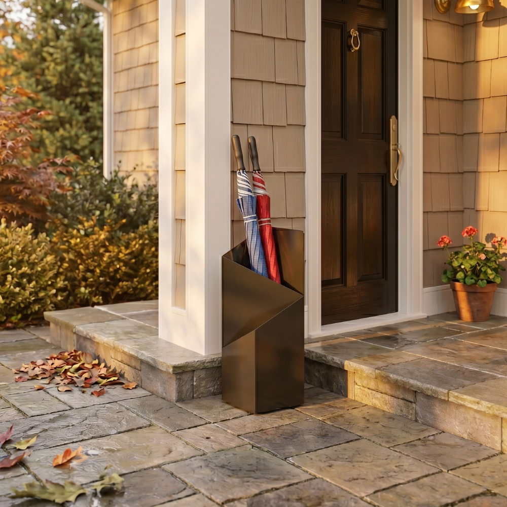 Nordic Metal Umbrella Holder With Sleek Modern Design