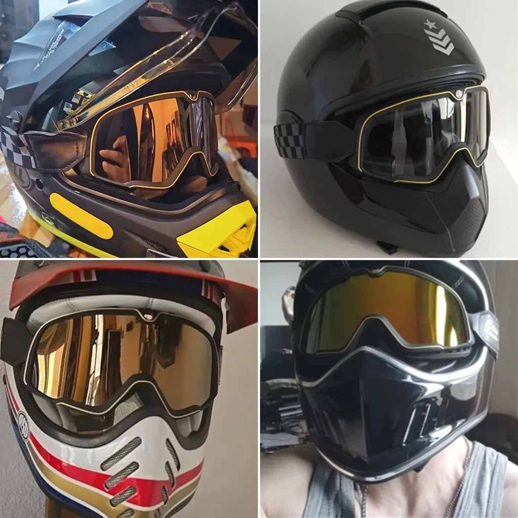 Gafas Retro Motocross - Meowbutter