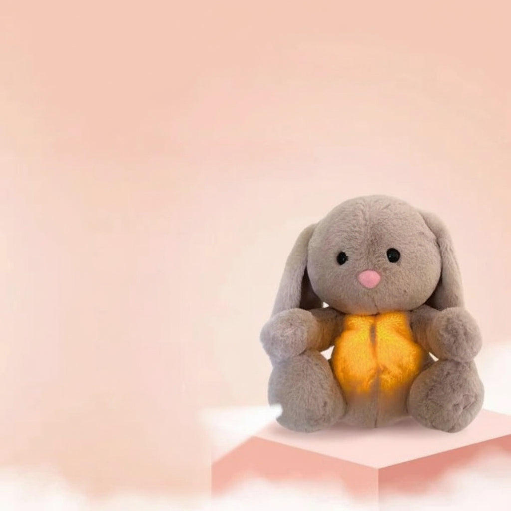 Afslappende åndende bamse til børn og voksne, plys-kanin | Meowbutter