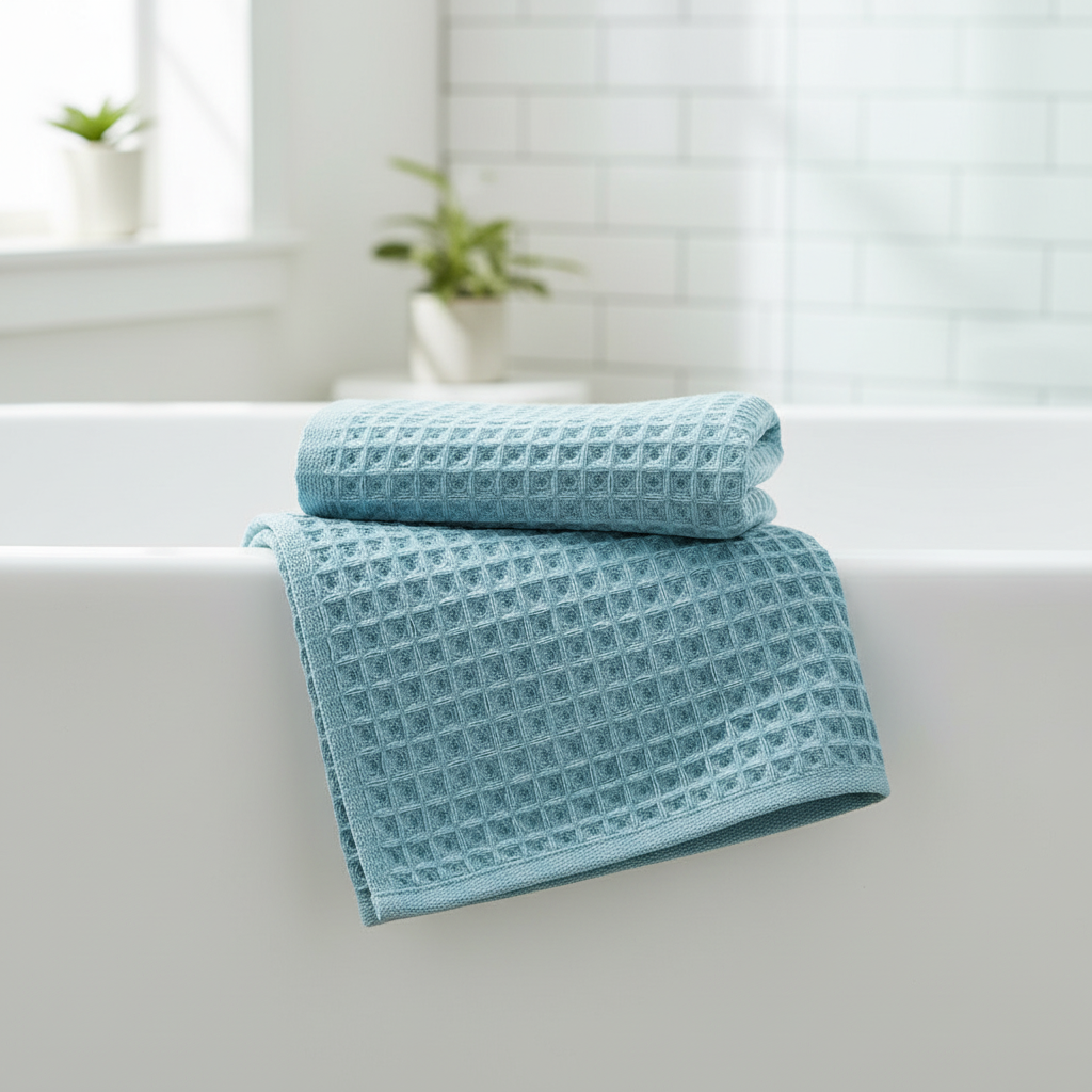 WaffleTowel Quick-Drying Towel — Lightweight Waffle Texture