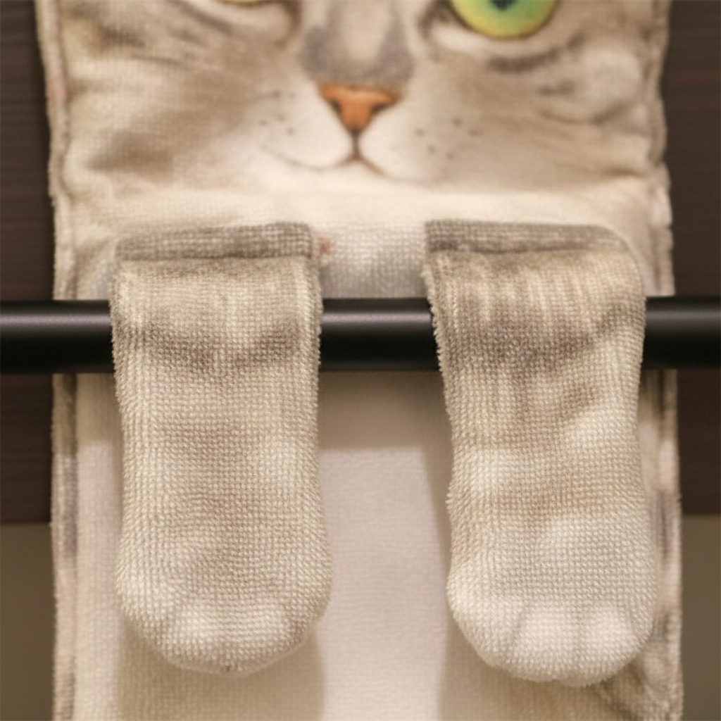 CatTowel Quick-Drying Hand Towel — Cute Cat Design
