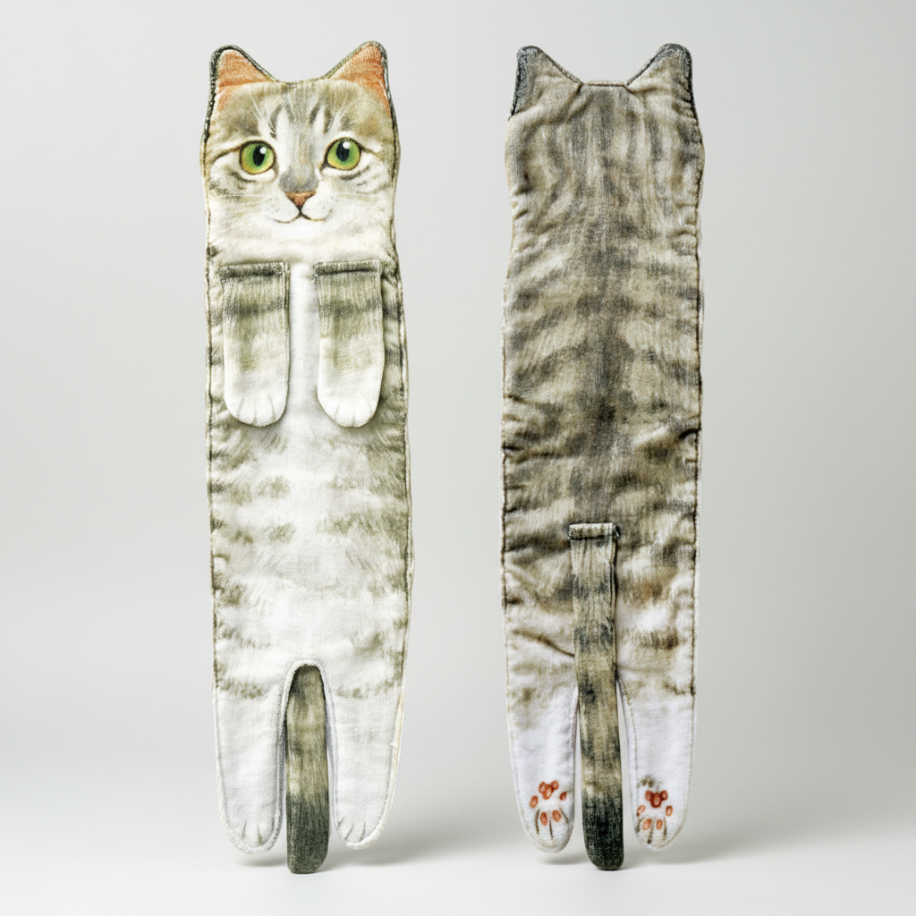 CatTowel Quick-Drying Hand Towel — Cute Cat Design