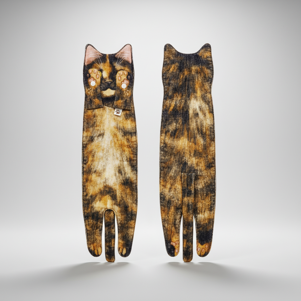 CatTowel Quick-Drying Hand Towel — Cute Cat Design