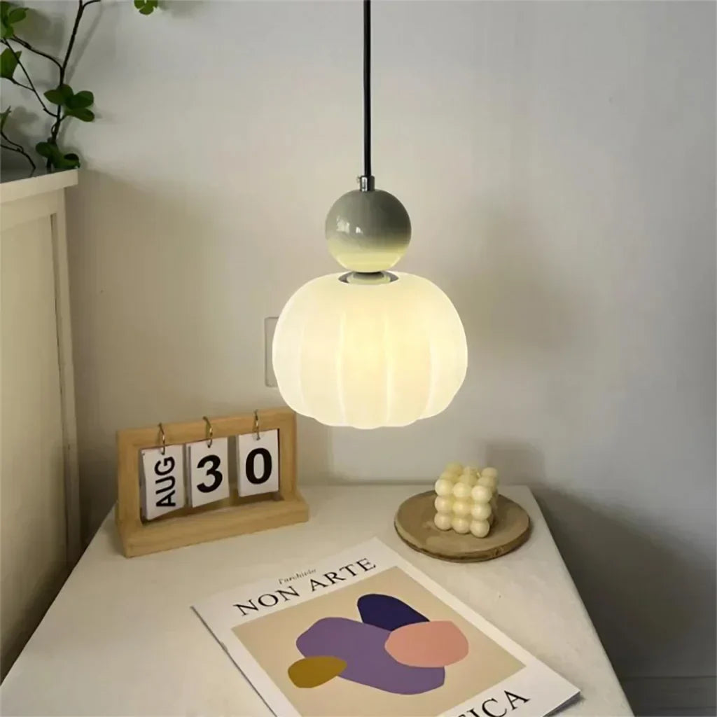 Lampada a sospensione Nordic Pumpkin | Lampada da soffitto LED moderna | Meowbutter
