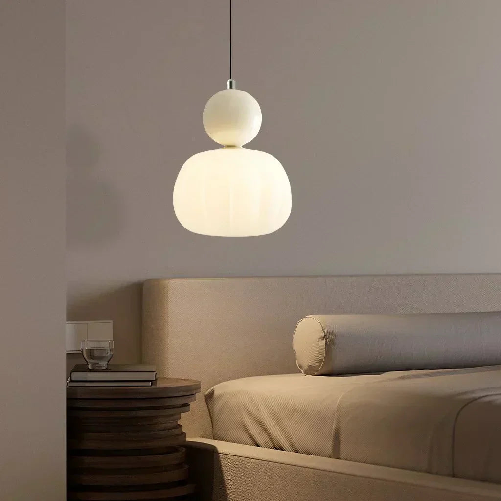 Lampada a sospensione Nordic Pumpkin | Lampada da soffitto LED moderna | Meowbutter