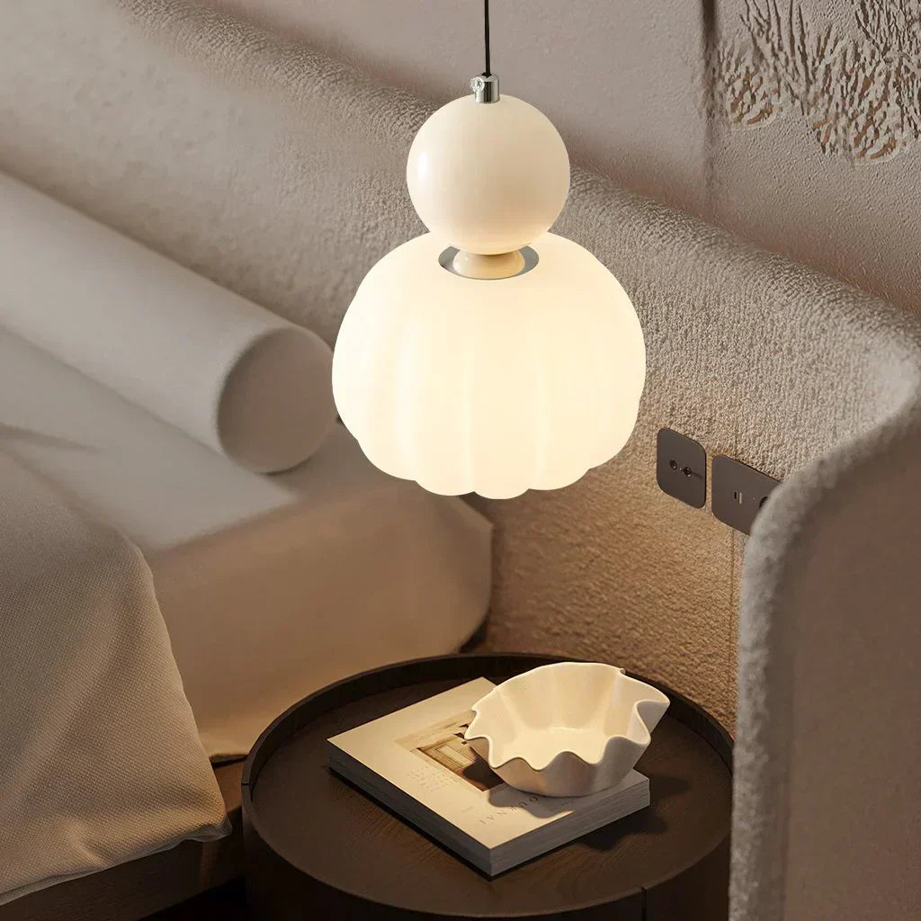 Lampada a sospensione Nordic Pumpkin | Lampada da soffitto LED moderna | Meowbutter