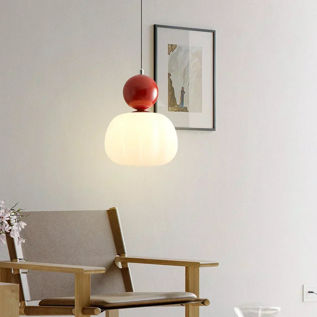 Lampada a sospensione Nordic Pumpkin | Lampada da soffitto LED moderna | Meowbutter
