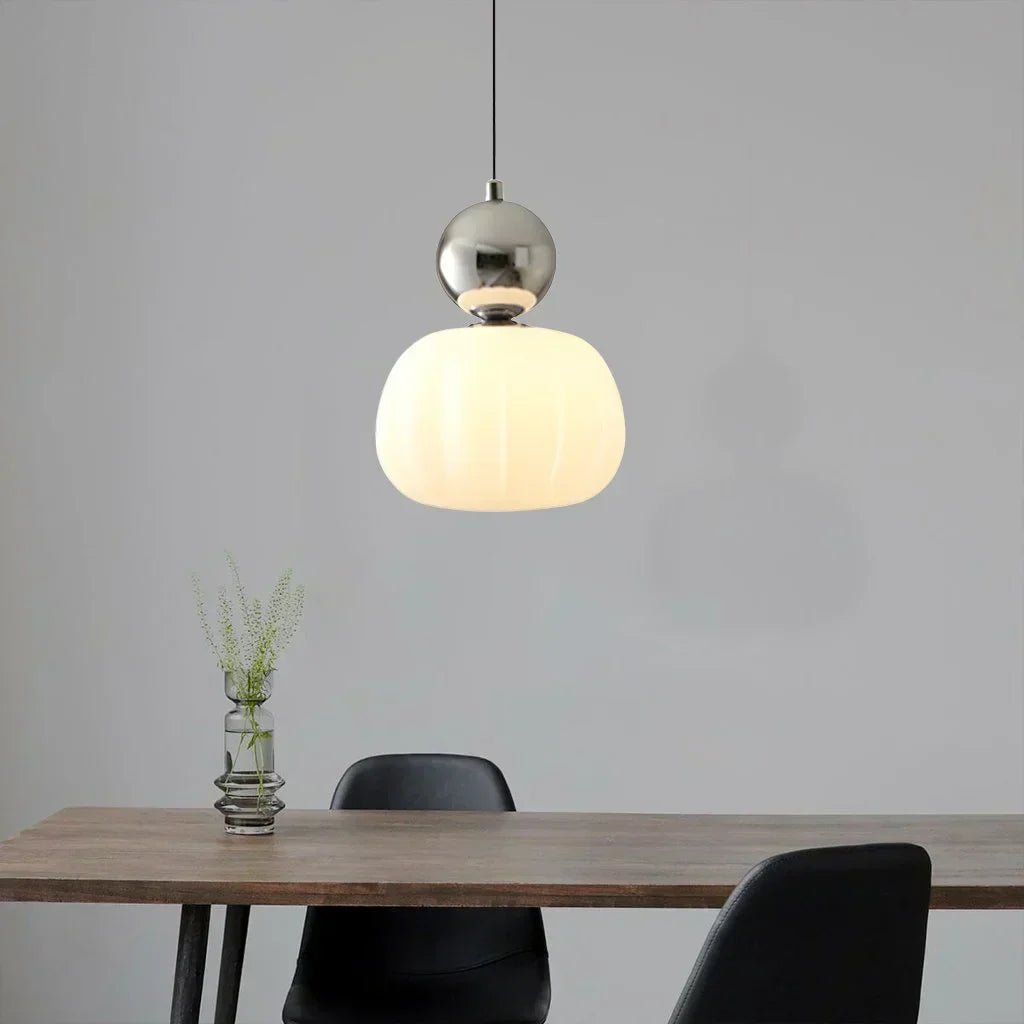 Lampada a sospensione Nordic Pumpkin | Lampada da soffitto LED moderna | Meowbutter
