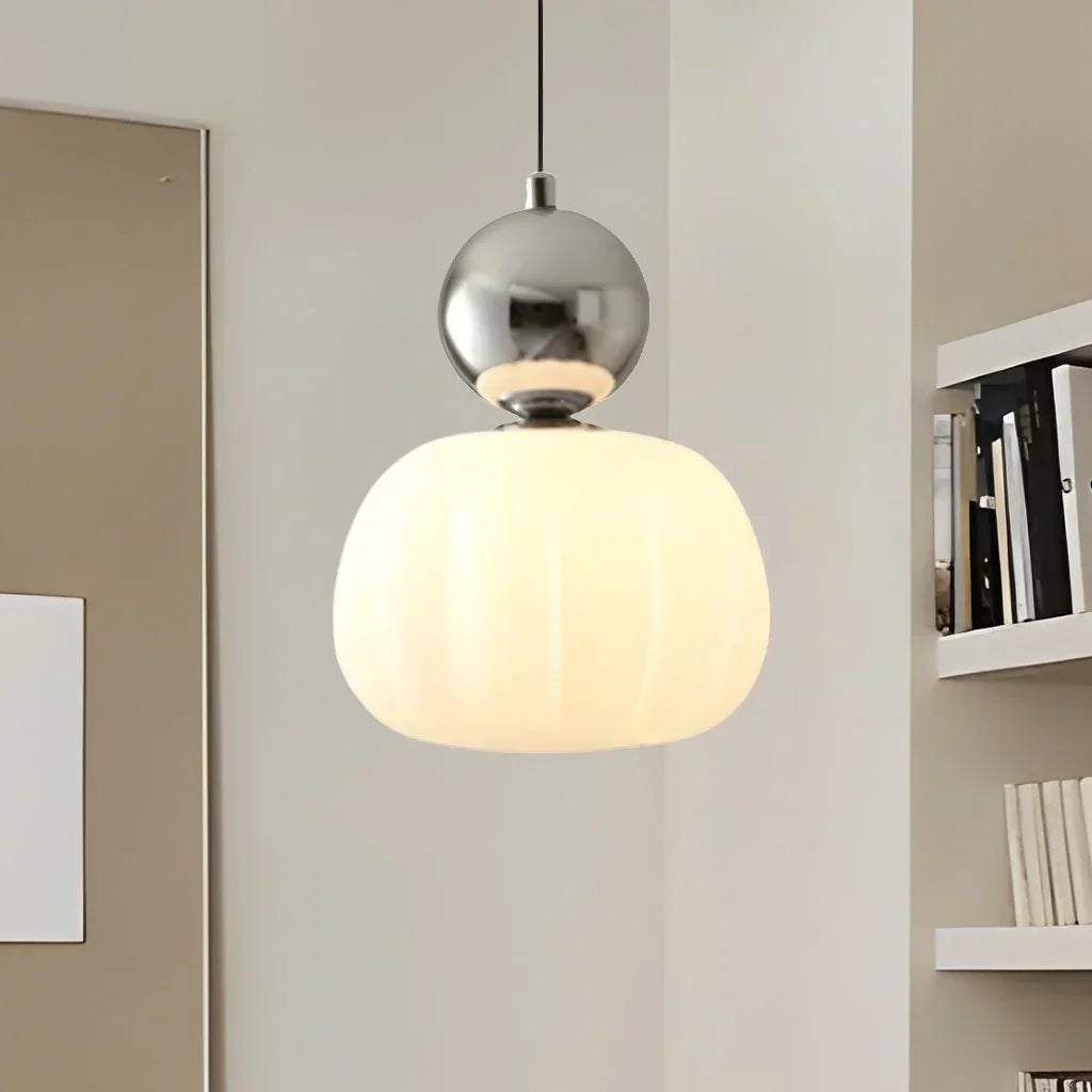Lampada a sospensione Nordic Pumpkin | Lampada da soffitto LED moderna | Meowbutter