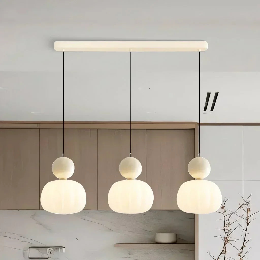 Lampada a sospensione Nordic Pumpkin | Lampada da soffitto LED moderna | Meowbutter