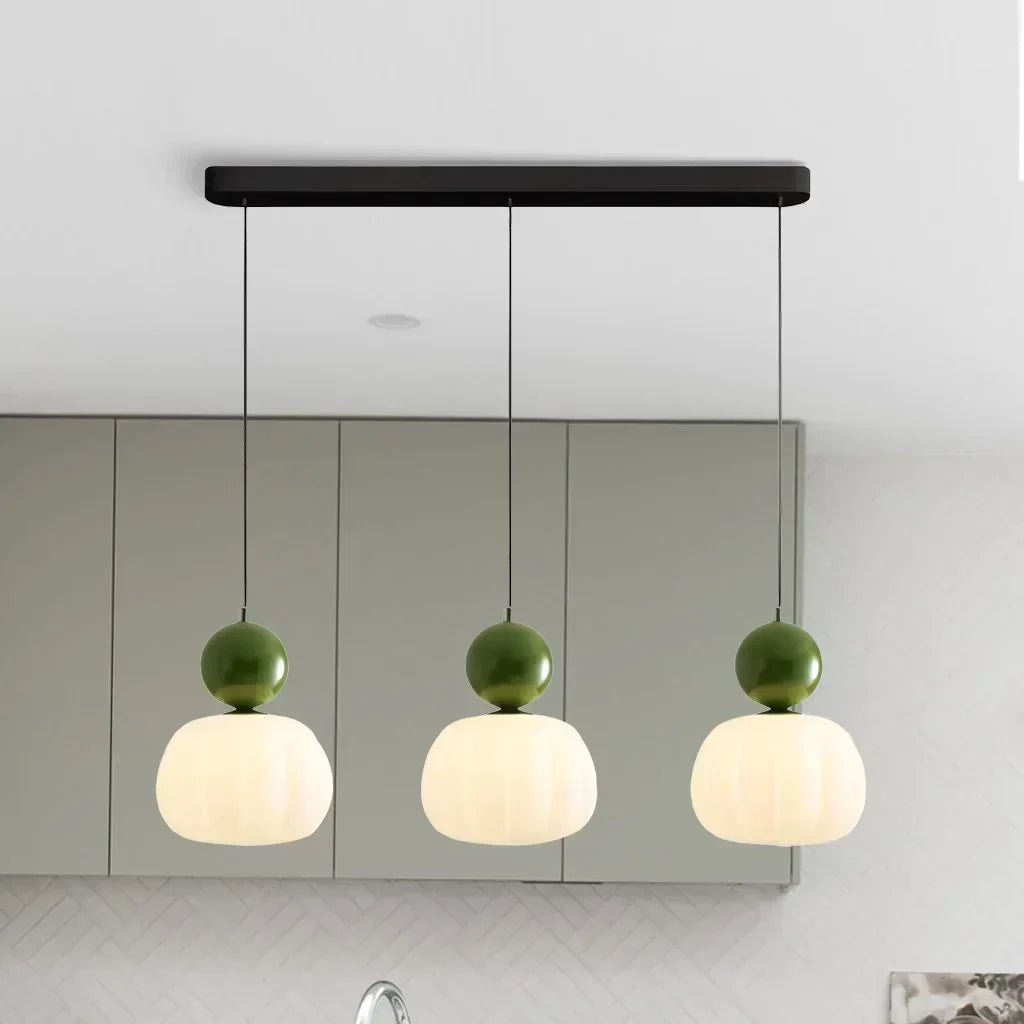 Lampada a sospensione Nordic Pumpkin | Lampada da soffitto LED moderna | Meowbutter